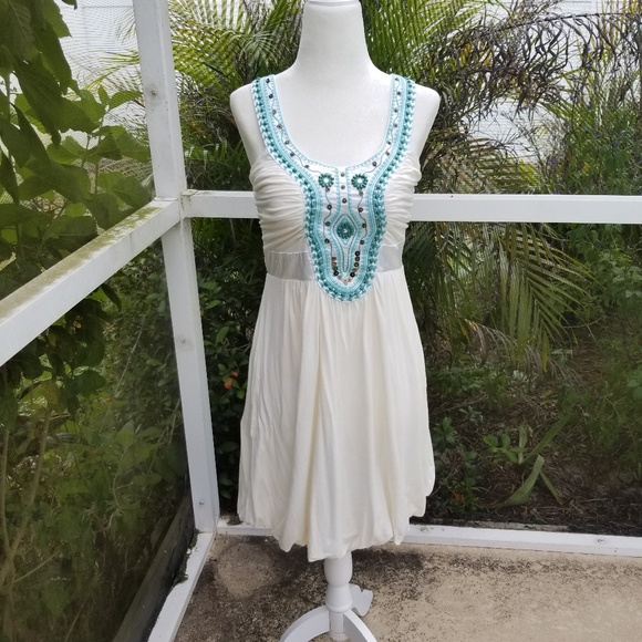 Katia Dresses & Skirts - Katia Baby Doll  Beaded Dress
